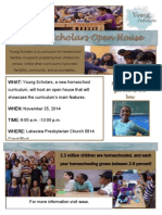 Young Scholars Open House Flyer