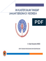 Pendekatan Klaster Dalam Tanggap Darurat Bencana Di Indonesia