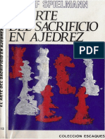 15- El Arte Del Sacrificio en Ajedrez. — R. Spielmann.