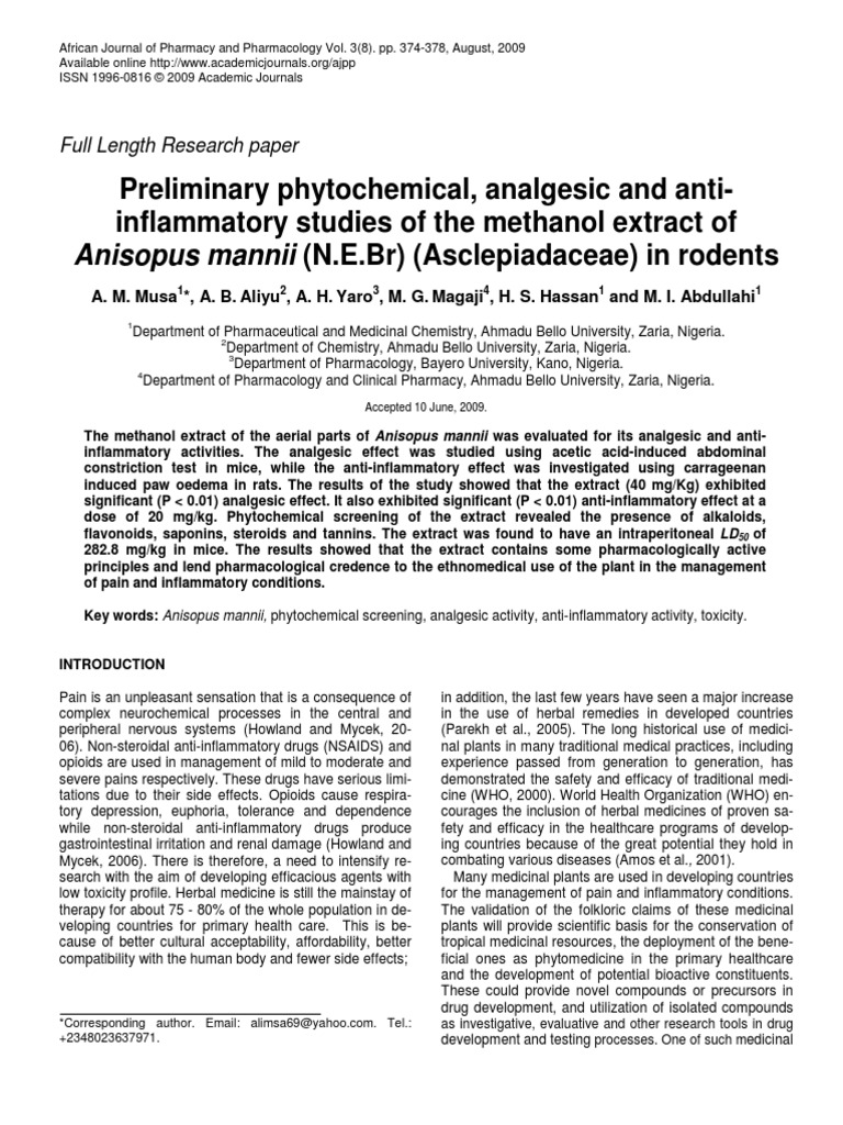 jurnal Nonsteroidal Anti Inflammatory Drug Flavonoid