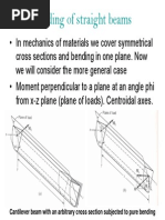 Straight Bending Beam