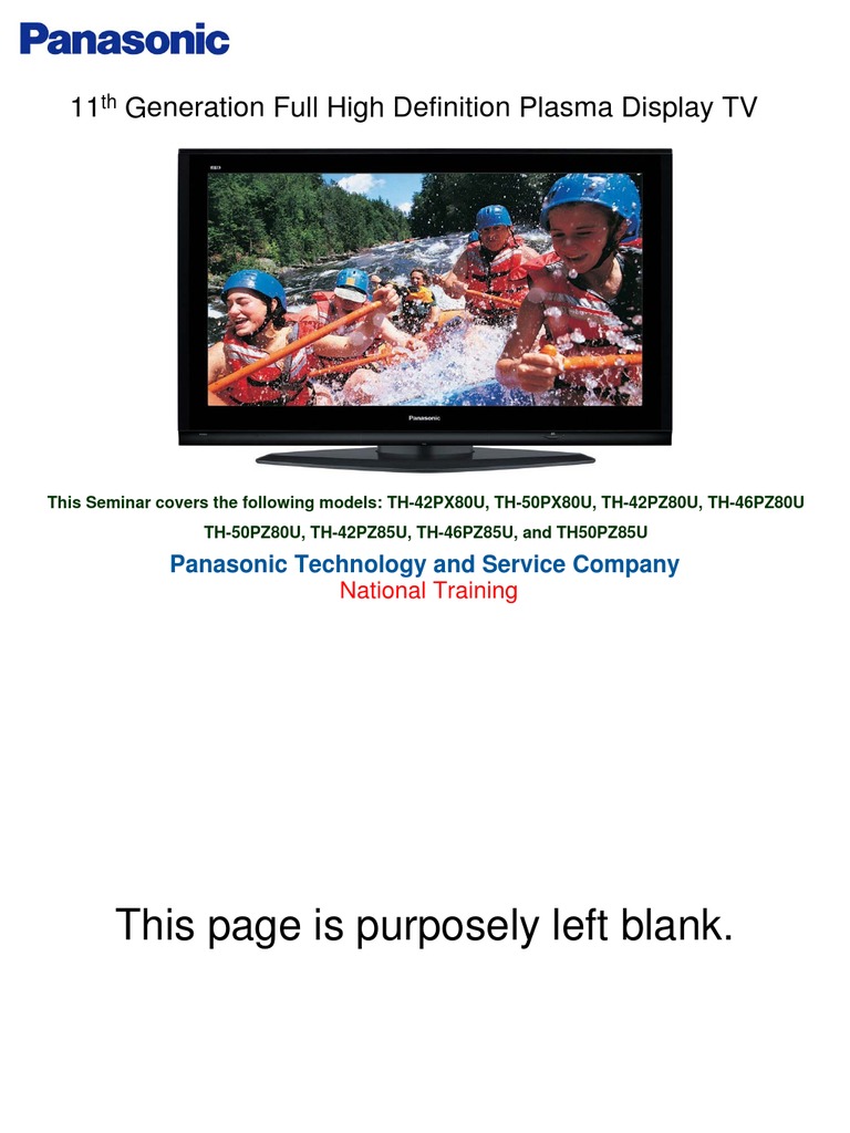 11th Generation Full High Definition Plasma Display | PDF | Power ...