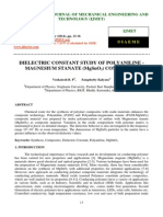 Dielectric Constant Study of Polyaniline Magnesium Stanate Mgsno3 Composites