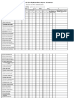 SF2 Daily Attendance Report