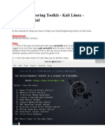 Social Engineering Toolkit - Kali Linux - Simple Tutorial: Requirements