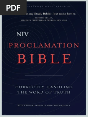 Niv Proclamation Bible Sampler New International Version - 