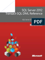 SQL Server 2012 Transact-SQL DML Reference
