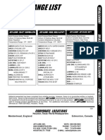 Interchange List: Corporate Locations