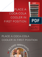 Place A Coca-Cola Cooler in First Position