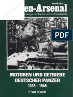 Waffen Arsenal 182 Motoren Und Getriebe Deutscher Panzer 1935-45