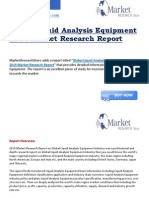 Global Liquid Analysis Equipment 2014 Market Research Report