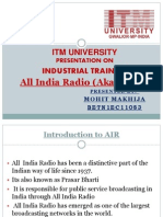 All India Radio Training Gwalior