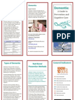 Dementia Tri-Fold Brochure