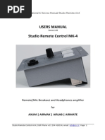 Studio Remote Manual 1.02