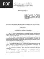 Minuta Do Estatuto Do Magistério Sv