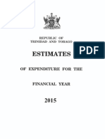 Expenditure For The Financial Year 2015
