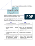 Difference Between PERT & CPM