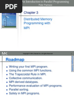 Distributed Memory Programming With MPI: Peter Pacheco