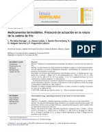 Medicamentos Termolábiles. Protocolo de Actuación en La Rotura 117 - 121v35n04pdf007