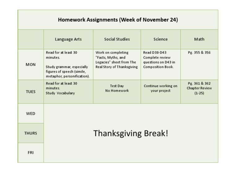 Weekly Assignments | PDF