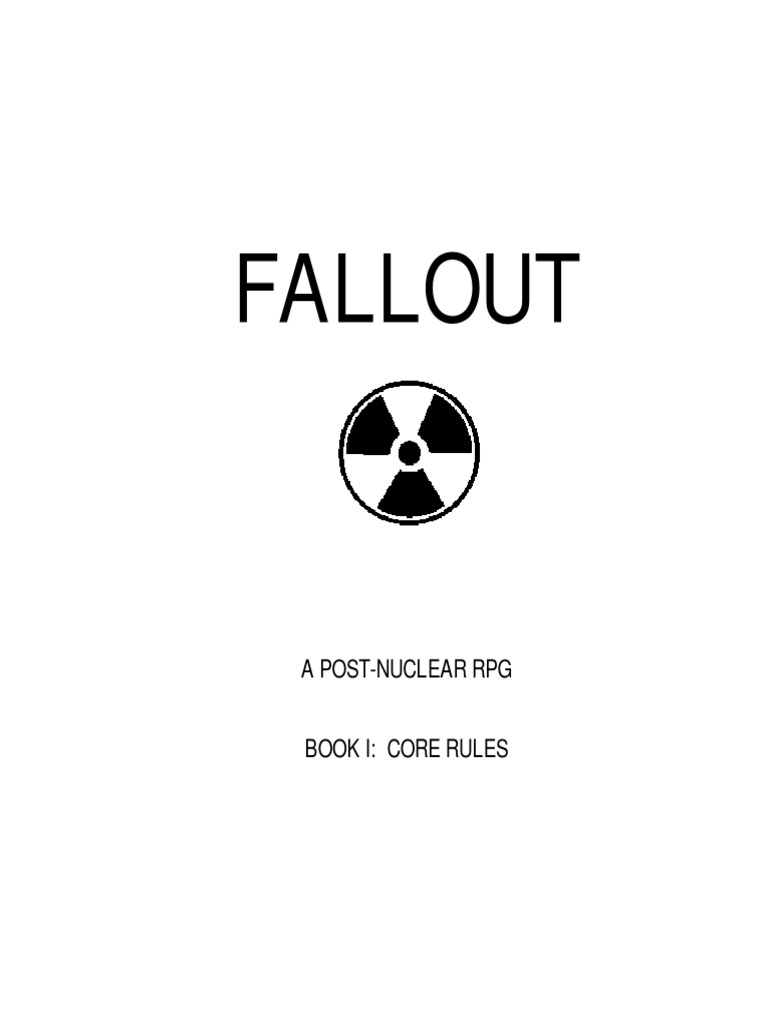 Fallout PNP Core Rules MS Update | PDF