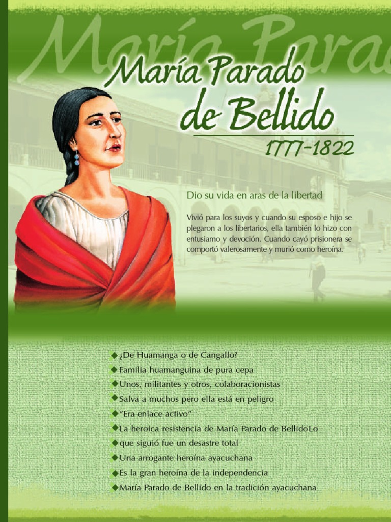 María Parado de Bellido: Heroína de la Independencia | PDF | Perú ...