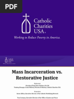 Mass Incarceration vs. Restorative Justice