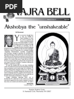 Vajra Bell: Akshobya The "Unshakeable"