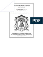 197502231 Analog Electronics Circuit Lab Practicals