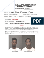 Thomasville Police Department News Media Release: CASE REPORT NUMBER: 2014-006437