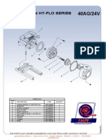 End Suction Hy-Flo Series: The Parts List Can Be Changed by Us Fluid Tech Corp. Without Notice