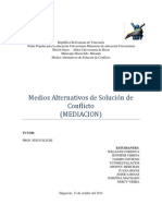 Que Leyes en Venezuela Contemplan Los Medios Alternativos de Solución de Conflicto