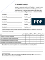 Team Peer Evaluation (ACCTG 331 - Intermediate Accounting I)