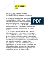 Exercícios Sobre Noções de Direito