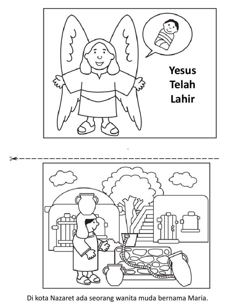 Gambar Mewarnai Tuhan Yesus