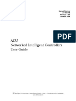ACU Networked Intelligent Controllers Installation User Guide