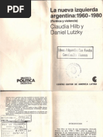 Claudia Hilb y Daniel Lutzky, La Nueva Izquierda Argentina (1960-1980)