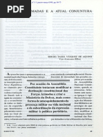 As Forças Armadas e a atual conjuntura nacional - Vice-Almirante Sérgio Tasso Vásquez de Aquino, 1998