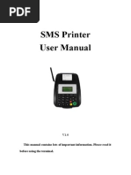 Gt5000s-Sms Printer User Manual - Universal v1.0)