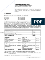 K-10 Contributions and Letter 2015