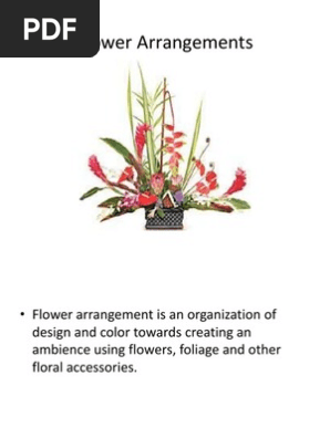 Flower Arrangement Ppt