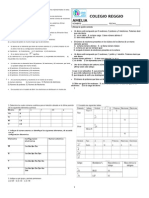 Evaluación 4 Período Grado OCTAVO QUÍMICA