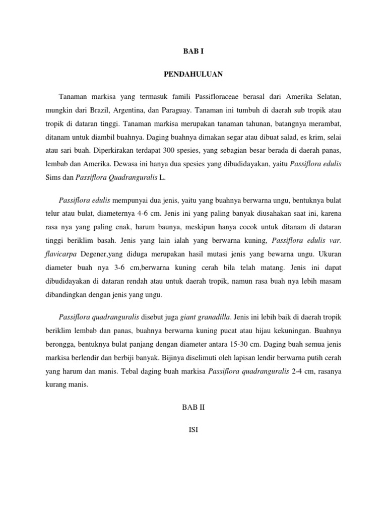 Passiflora Edulis