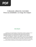 Importância Cultural da Atividade Física