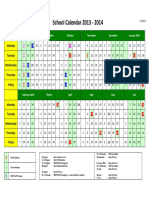 Academic Calendar 2013-2014