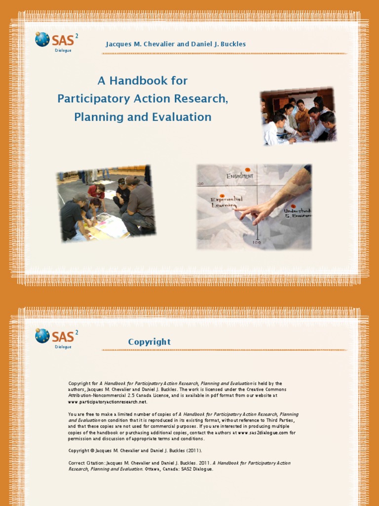 A Handbook For Participatory Action Research, Planning and Evaluation ...