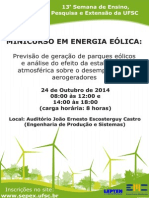 Mini-Curso Energia Eólica UFSC - SEPEX 2014