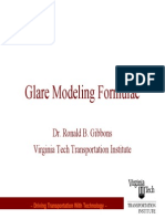 Glare Modeling Formulae for Transportation Lighting