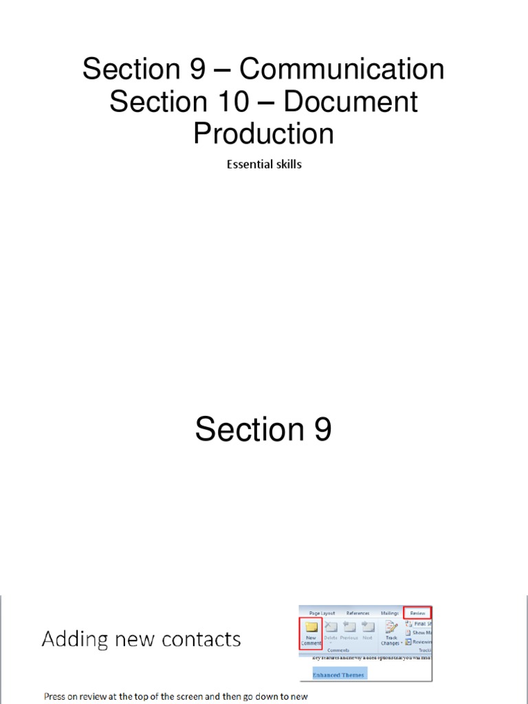 Section 9 and 10 Skills PPTX 2 | PDF | Page Layout | Paragraph