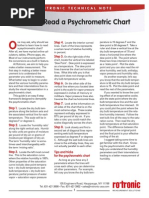 How to Read PsychChart - Rotronic Measurements C°